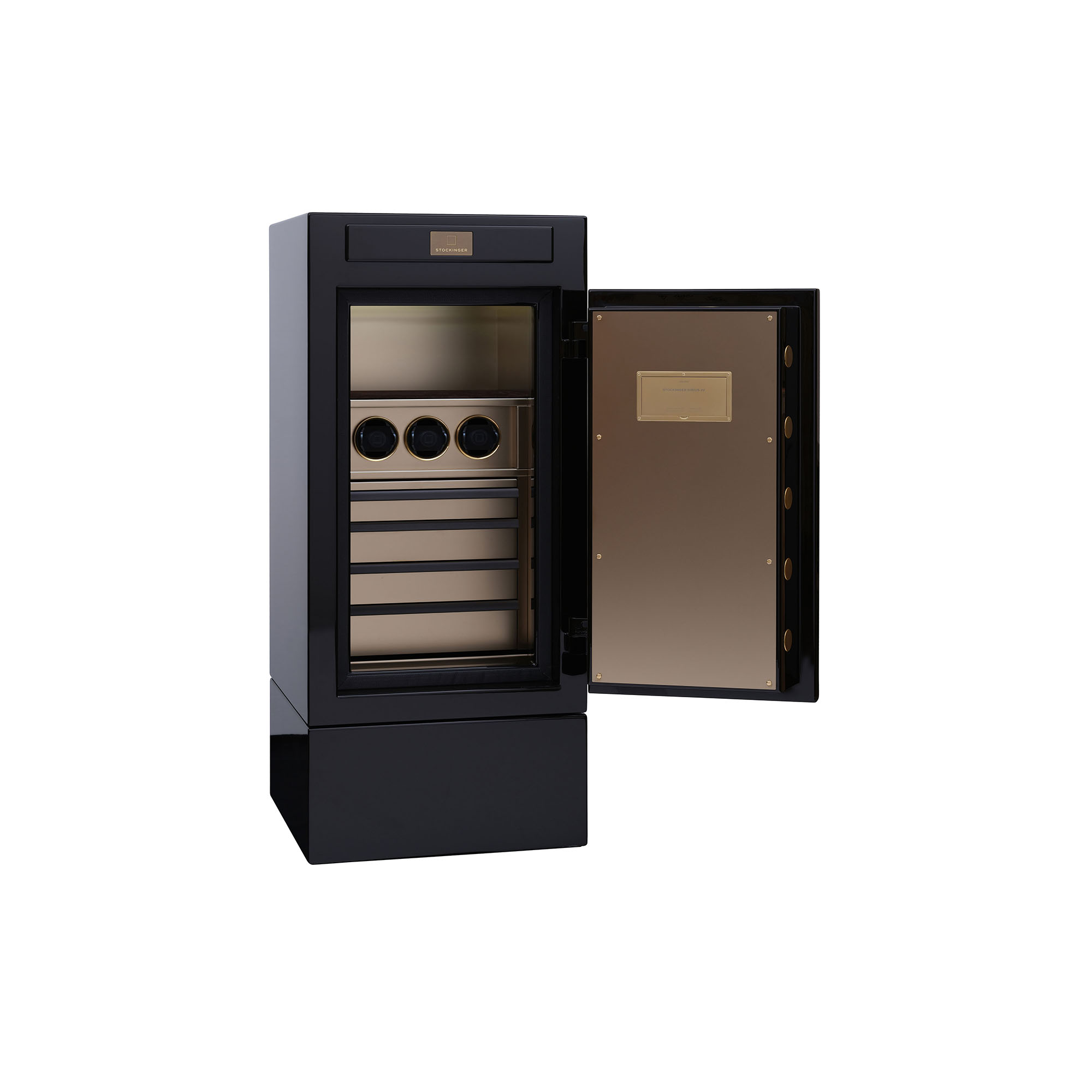 SIRIUS BLACKBROWN BRUSHED GOLD 3V_open